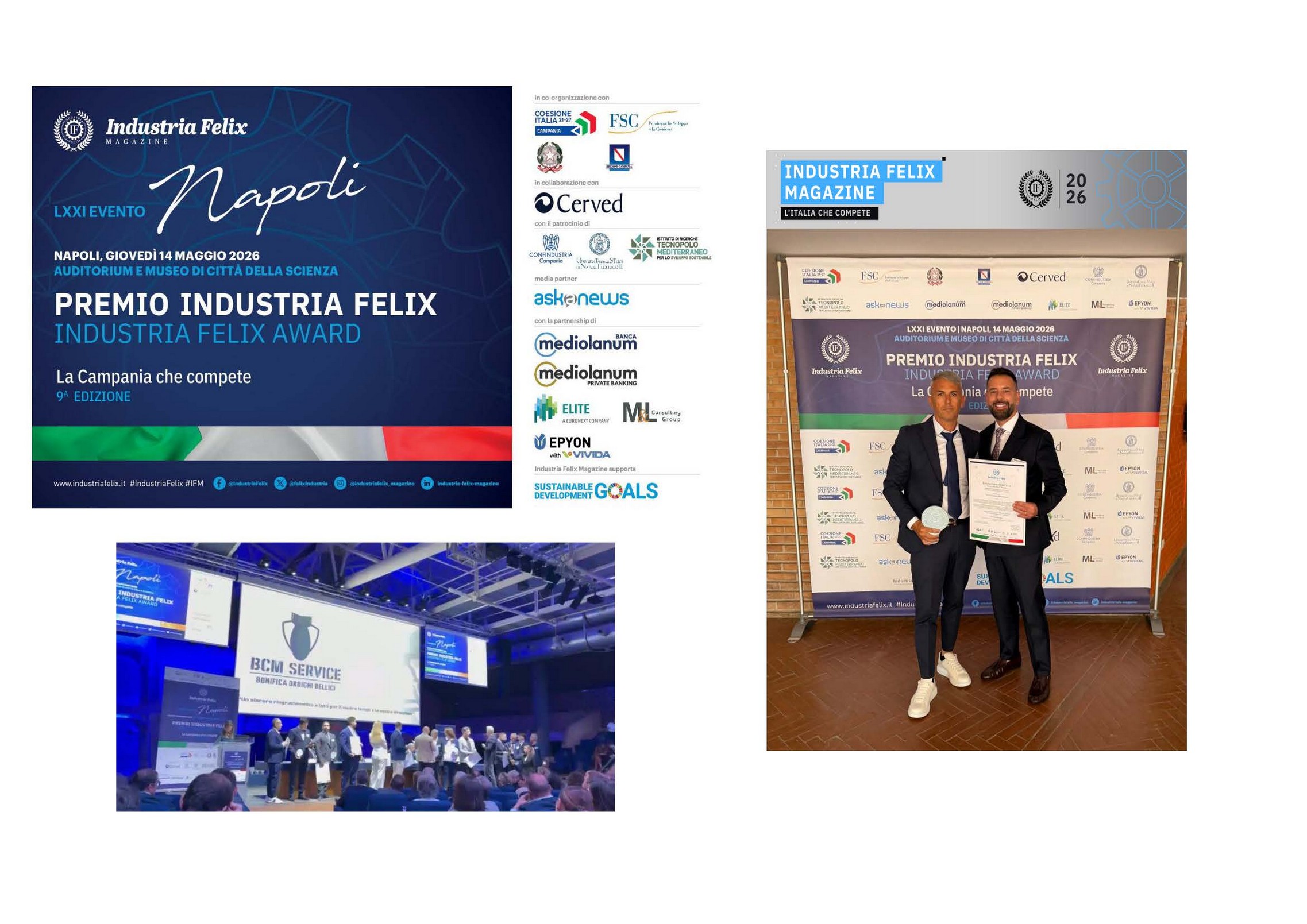 Locandina Premio Industria Felix Napoli